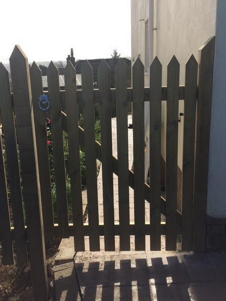 Torridge Gates - Pointed top picket gate